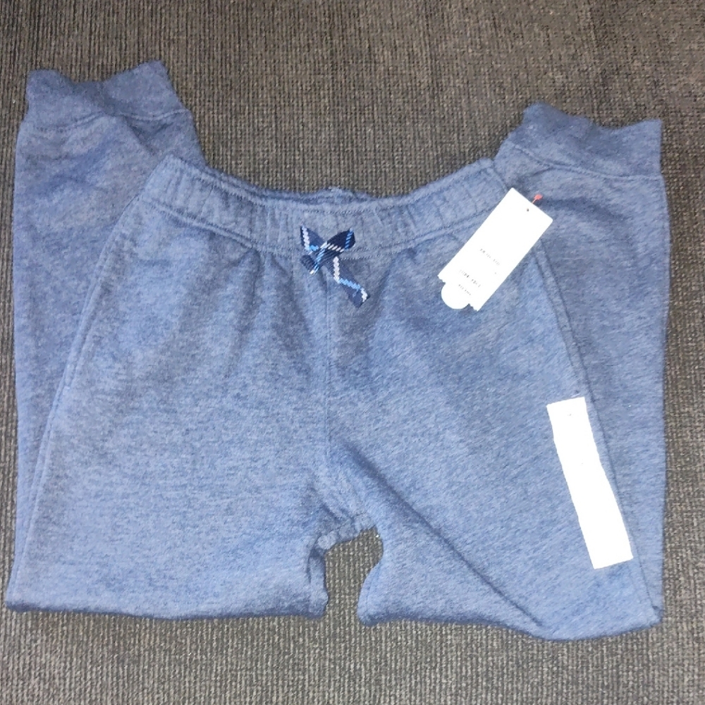 Cat & Jack Blue Heather Sweatpants with Bow